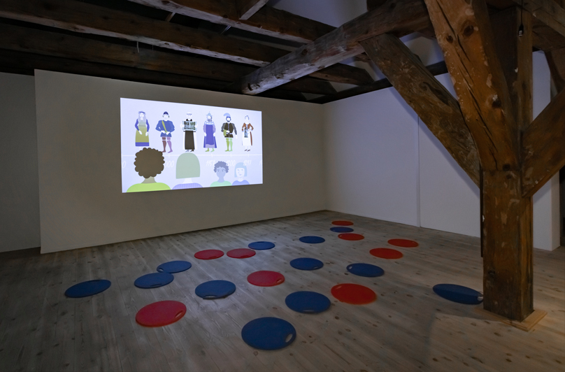 Ausstellungsimpression - Filmecke