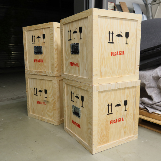 Bojen fertig für die lange Reise