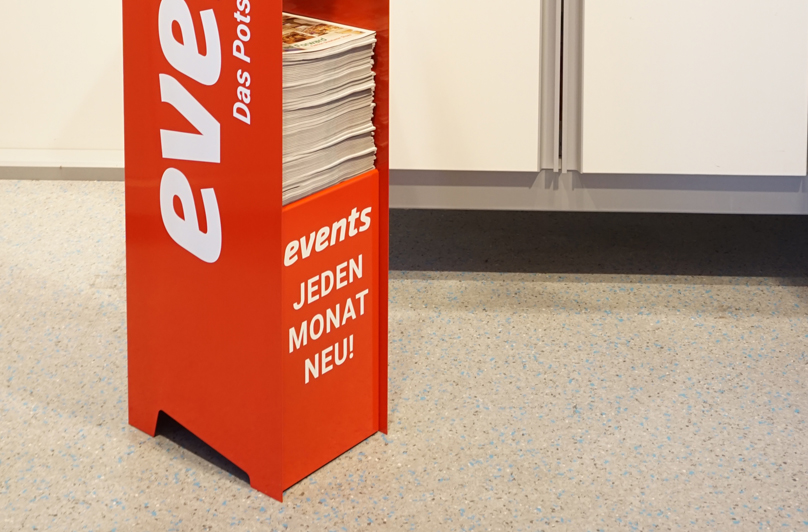 Eventsaufsteller - Detail, unten