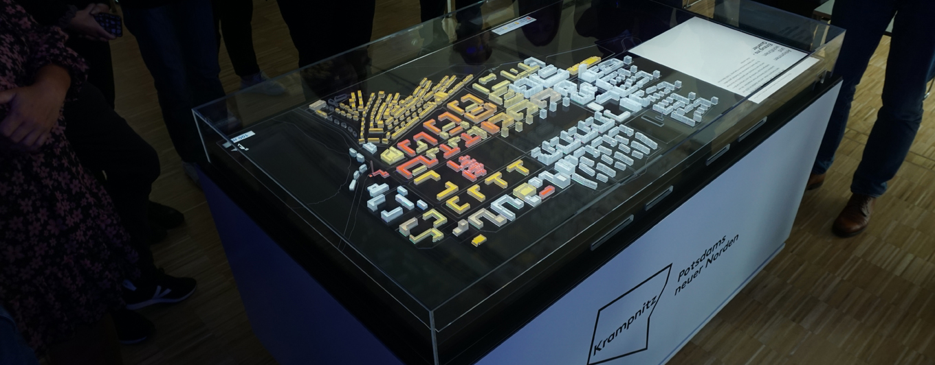 Modell von oben bei Opening