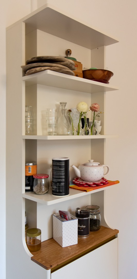 Detail, Schrank mit Anrichte