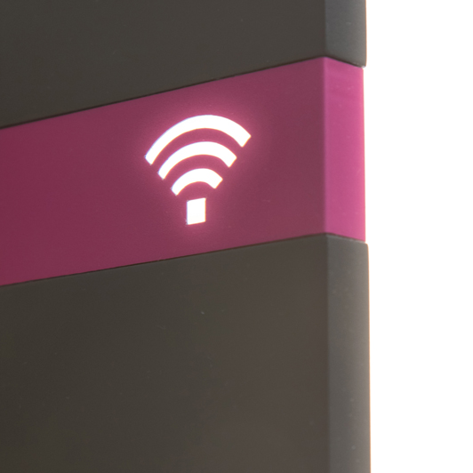 Detail, beleuchtetes Sendeicon, Rendering