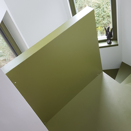 Detail, Geländer im ersten Stock