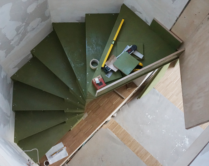 Aufbauimpression, Bilck von oben