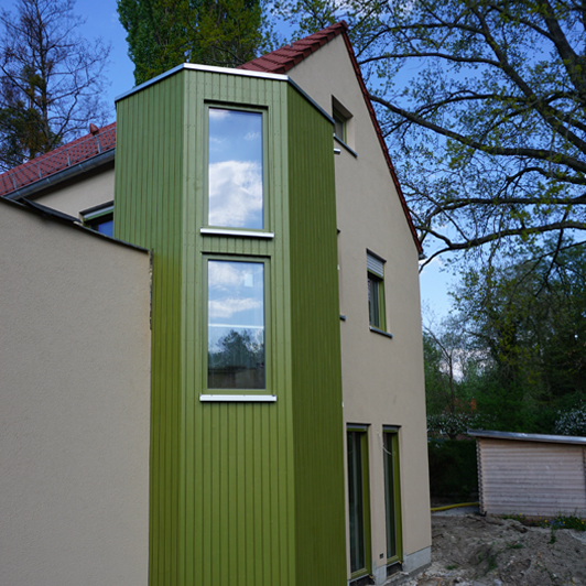 Der Erker von aussen