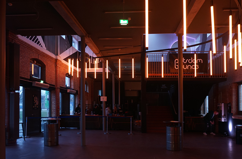 Beleuchtetes Foyer