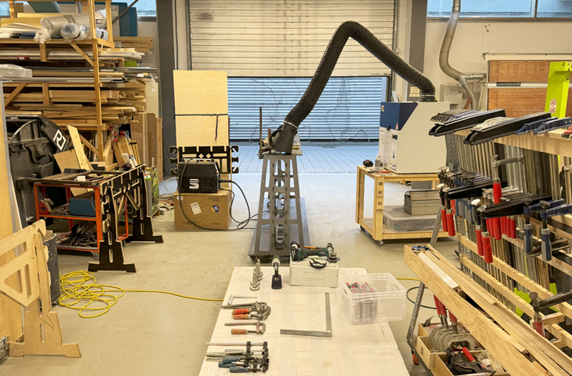 Schweißarbeiten in der Werkstatt